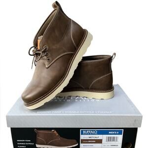 Buffalo David Bitton Men's Brown Chukka Boots Size 9 NEW NIB